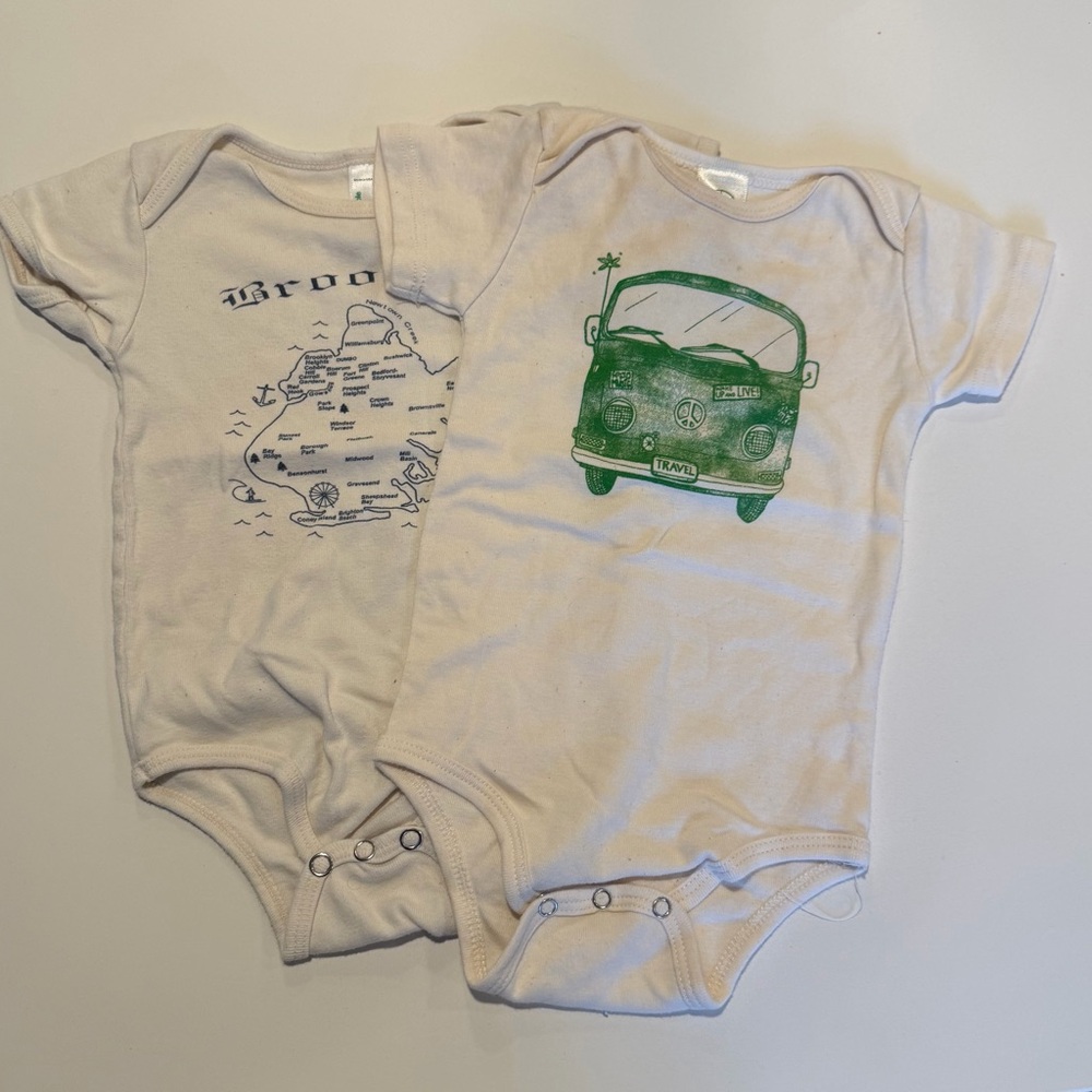 Baby Onesies with Vintage Graphic Prints